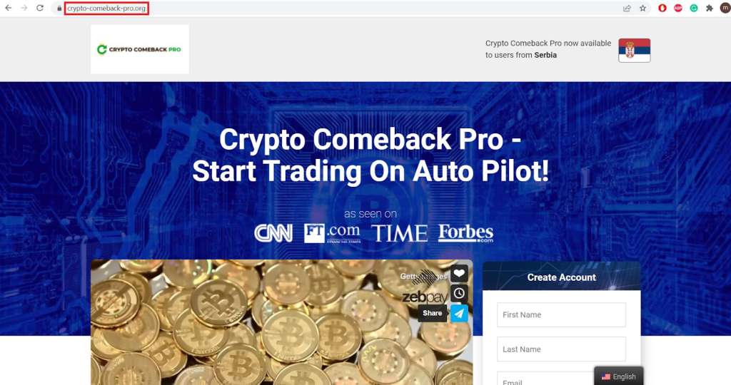 crypto comeback pro org frontpage similar websites