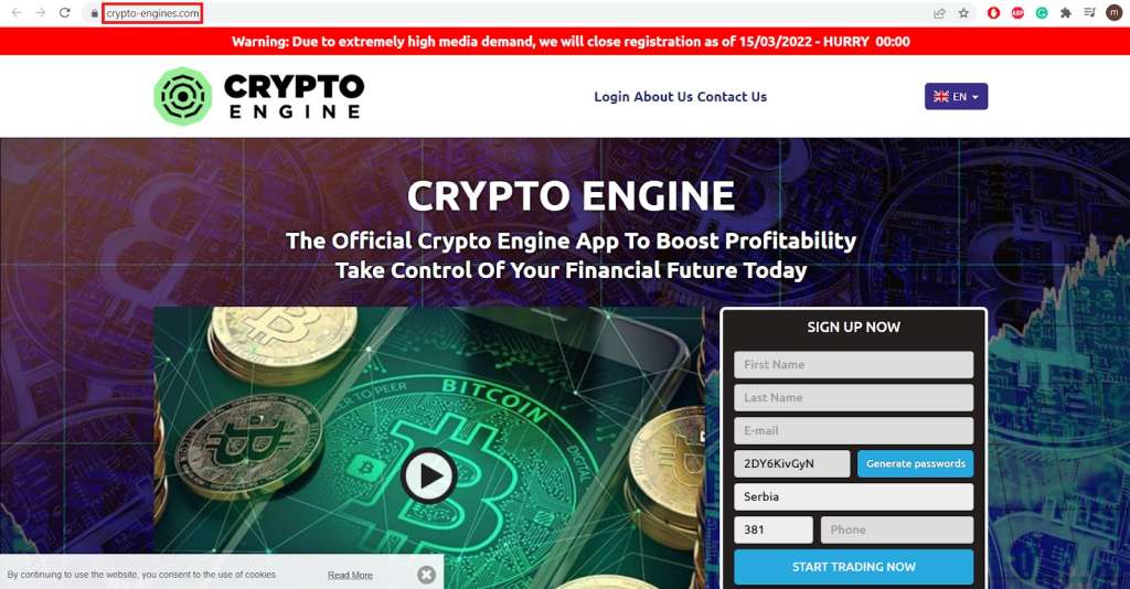 5th site of Crypto Engine