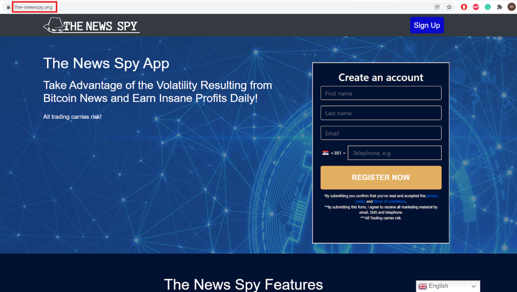 one more The News Spy site