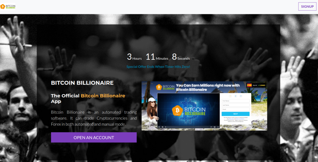site is similar to Bitcoin Millionaire