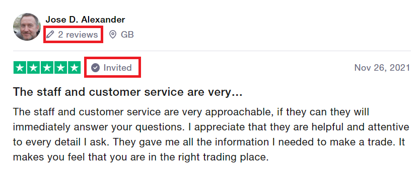 Fake Trustpilot Reviews of Immediate Bitcoin