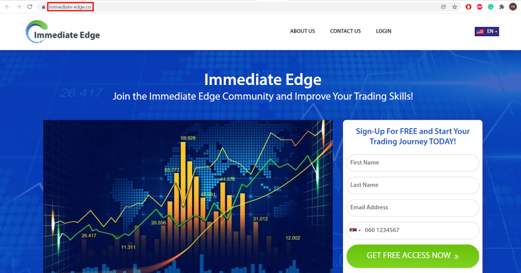 first Immediate Edge Website