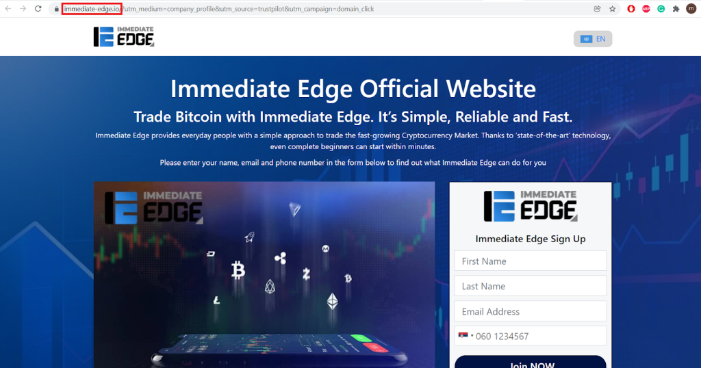 third Immediate Edge Website