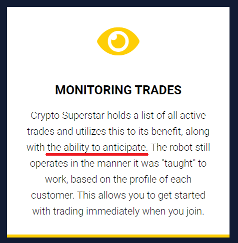 Monitoring trades