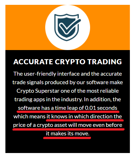 Accurate crypto trading