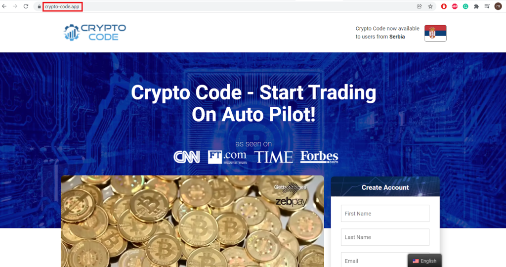 third three Crypto Code website