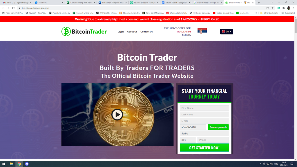 Is Bitcoin Trader legit or a scam