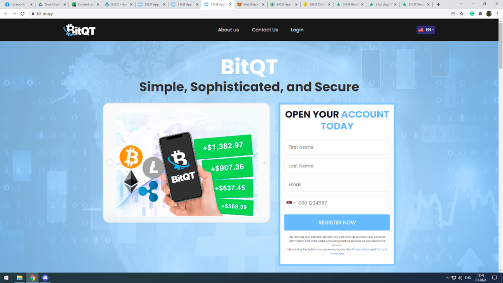 wrong logo of BitQT