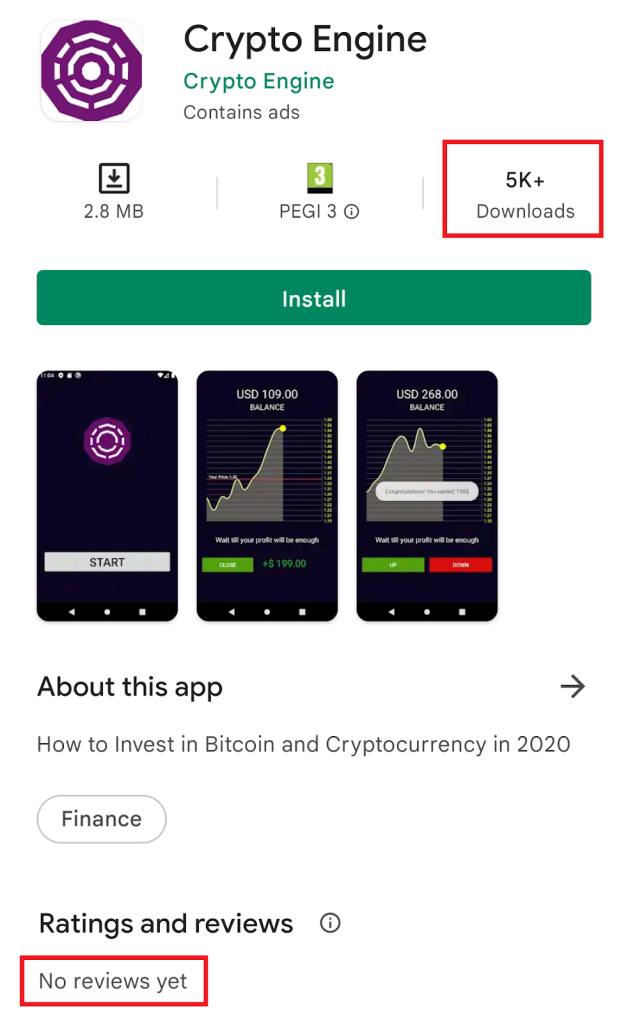 1st Crypto Engine App