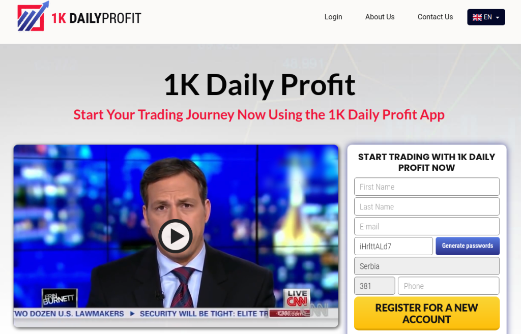 third 1k Daily Profit Web Platform