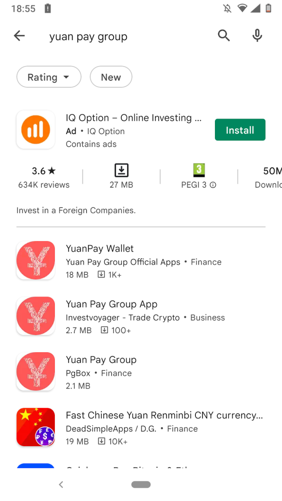 Yuan Pay app