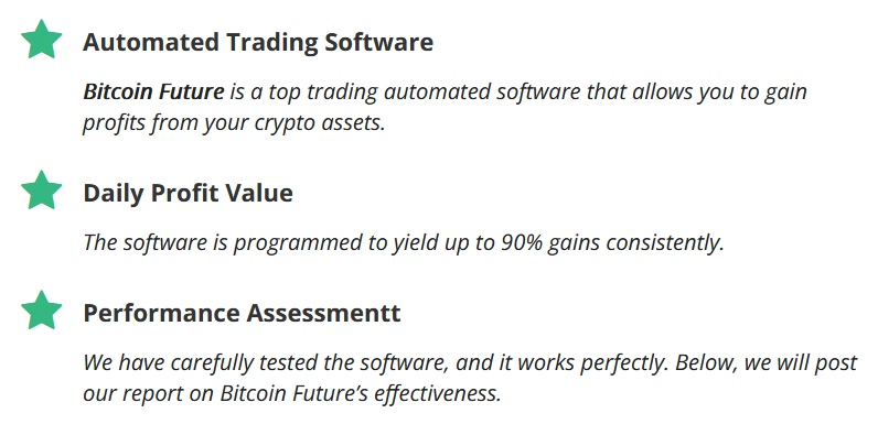 features of Bitcoin Future