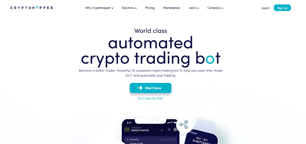 Cryptohoper trading bot